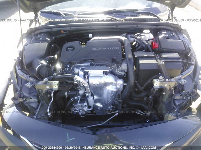 1G1ZB5ST6JF110905 - 2018 CHEVROLET MALIBU LS ნაცრისფერი ფოტო 10