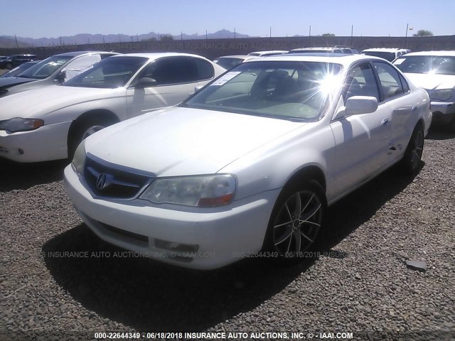 19UUA56863A064648 - 2003 ACURA 3.2TL TYPE-S WHITE photo 2