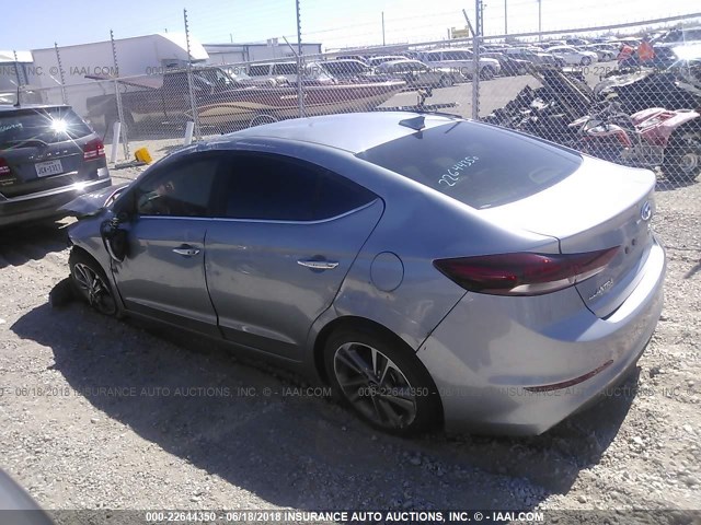 5NPD84LF4HH034023 - 2017 HYUNDAI ELANTRA SE/VALUE/LIMITED GRAY photo 3