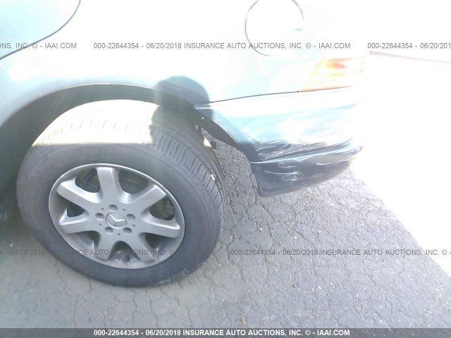 4JGAB72E0XA098818 - 1999 MERCEDES-BENZ ML 430 绿色 照片 6