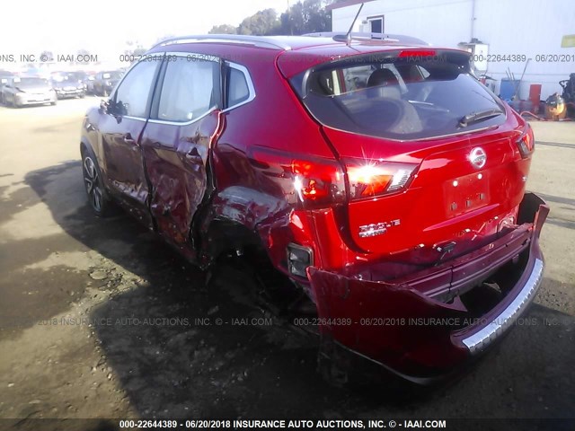 JN1BJ1CP9HW017766 - 2017 NISSAN ROGUE SPORT S/SV/SL RED photo 3