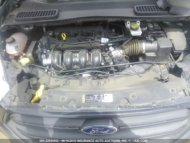 1FMCU0F77HUC95829 - 2017 FORD ESCAPE S GRAY photo 10