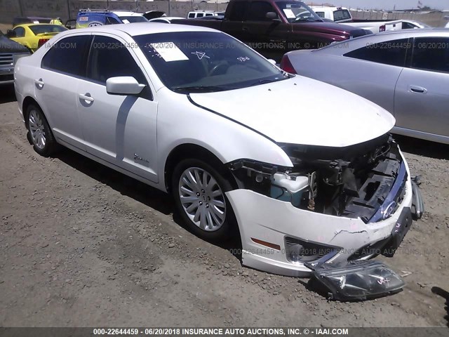 3FADP0L31BR109952 - 2011 FORD FUSION HYBRID WHITE photo 1