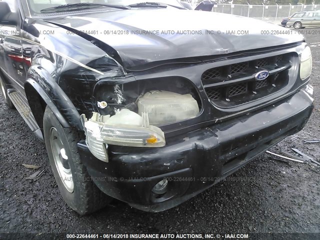 1FMDU85P6YZB50658 - 2000 FORD EXPLORER LIMITED BLACK photo 6