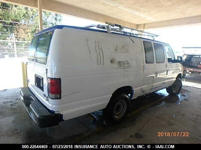 1FTSS3EL7EDA28157 - 2014 FORD ECONOLINE E350 SUPER DUTY VAN BLUE photo 4