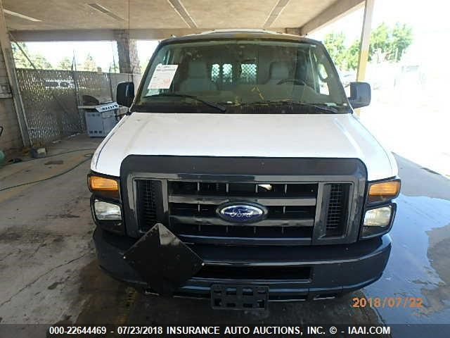 1FTSS3EL7EDA28157 - 2014 FORD ECONOLINE E350 SUPER DUTY VAN BLUE photo 6