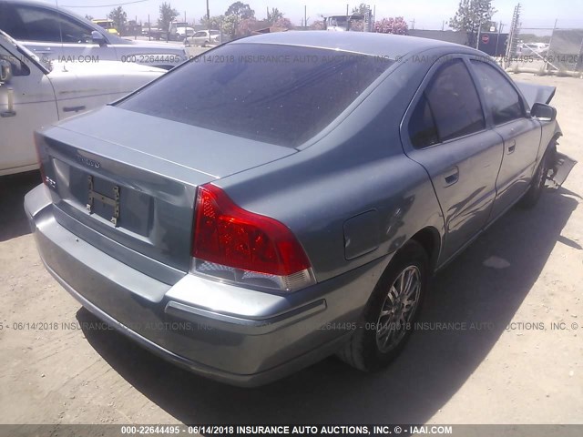 YV1RS640152478626 - 2005 VOLVO S60 Verde foto 4