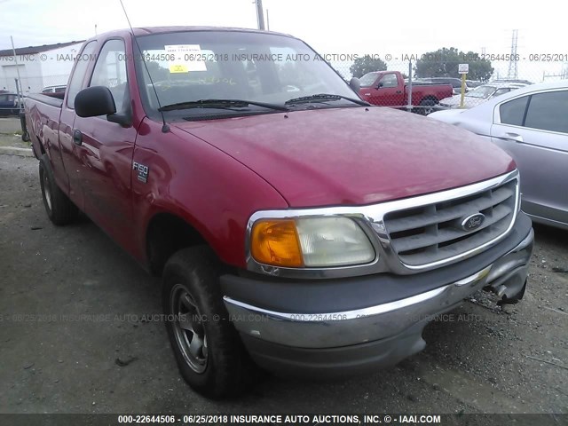 2FTRX18W84CA62102 - 2004 FORD F-150 HERITAGE CLASSIC RED photo 1