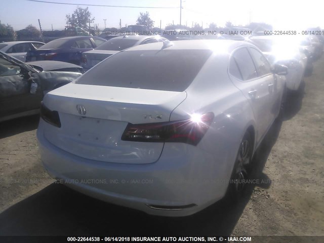 19UUB1F30FA017470 - 2015 ACURA TLX WHITE photo 4