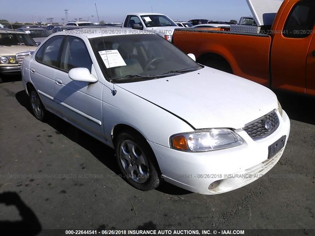 3N1CB51D13L698408 - 2003 NISSAN SENTRA XE/GXE WHITE photo 1