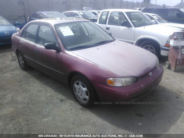 1Y1SK5288WZ431768 - 1998 CHEVROLET GEO PRIZM LSI BURGUNDY photo 1