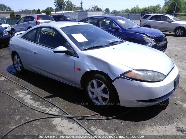 1ZWFT61L6X5678416 - 1999 MERCURY COUGAR V6 SILVER photo 1