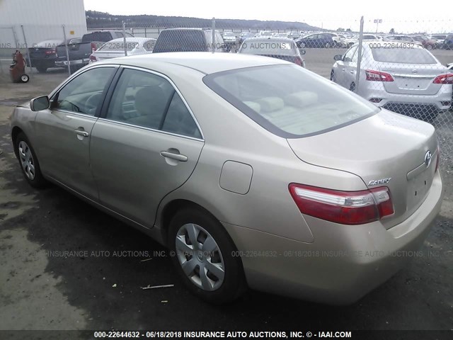 4T1BE46K78U241886 - 2008 TOYOTA CAMRY CE/LE/XLE/SE TAN photo 3
