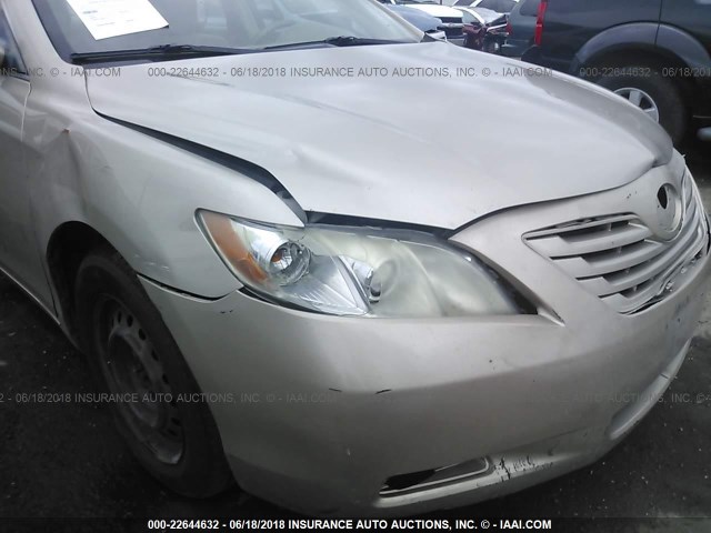 4T1BE46K78U241886 - 2008 TOYOTA CAMRY CE/LE/XLE/SE TAN photo 6