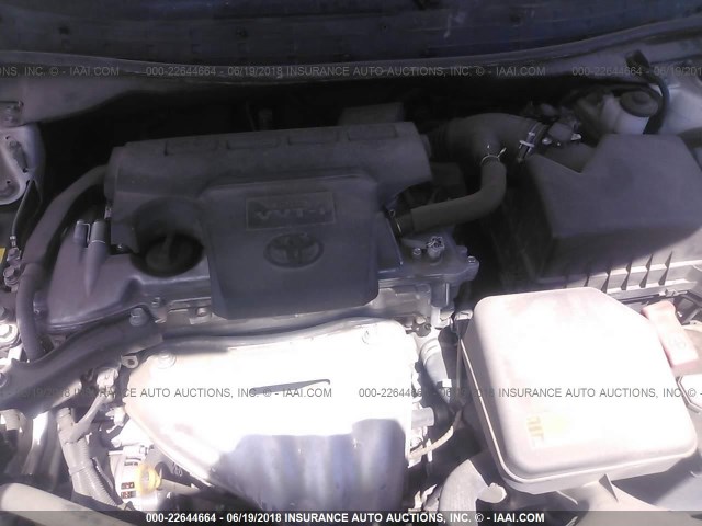 4T1BF1FK1FU015478 - 2015 TOYOTA CAMRY LE/XLE/SE/XSE WHITE photo 10