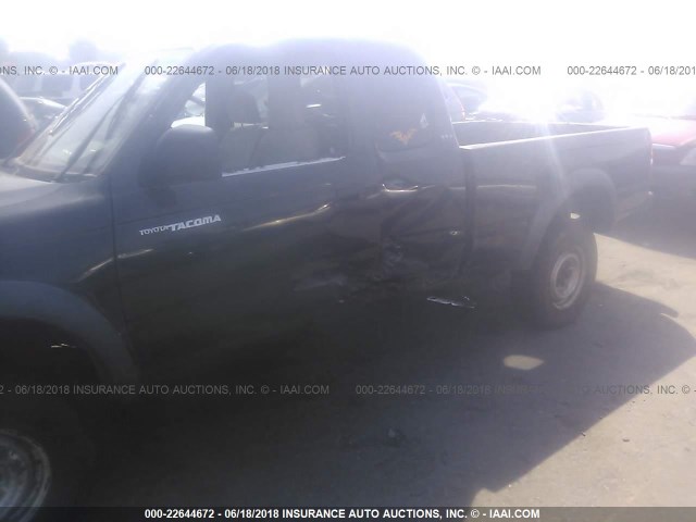 5TEWN72N81Z723285 - 2001 TOYOTA TACOMA XTRACAB BLACK photo 6