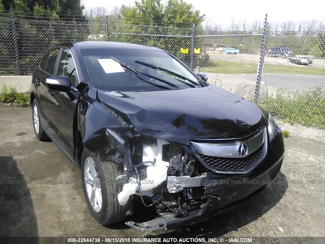 5J8TB4H33EL008257 - 2014 ACURA RDX BLACK photo 1