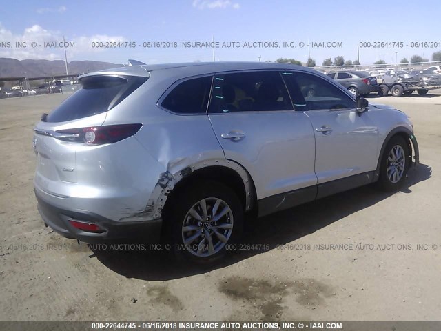 JM3TCABY9J0216418 - 2018 MAZDA CX-9 SPORT SILVER photo 4