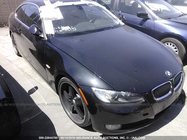 WBAWV13597PK49341 - 2007 BMW 328 I SULEV BLACK photo 1