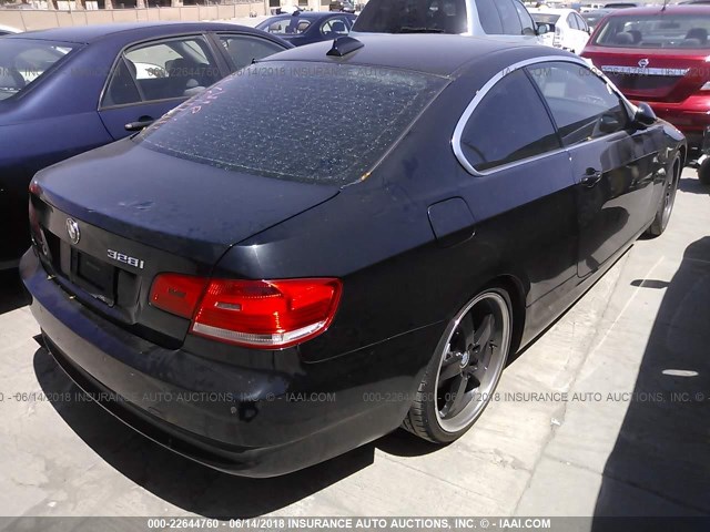 WBAWV13597PK49341 - 2007 BMW 328 I SULEV BLACK photo 4