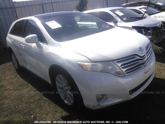 4T3ZA3BB7AU037113 - 2010 TOYOTA VENZA WHITE photo 1