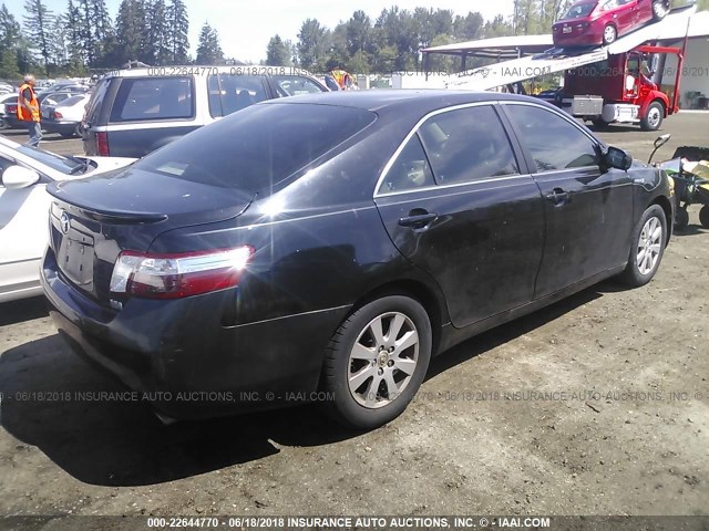 4T1BB46K57U008712 - 2007 TOYOTA CAMRY NEW GENERATION HYBRID BLACK photo 4