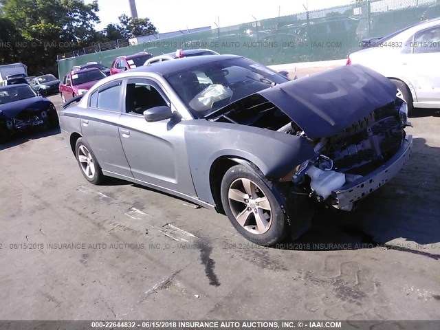 2B3CL3CG4BH577029 - 2011 DODGE CHARGER GRAY photo 1