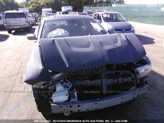 2B3CL3CG4BH577029 - 2011 DODGE CHARGER GRAY photo 6