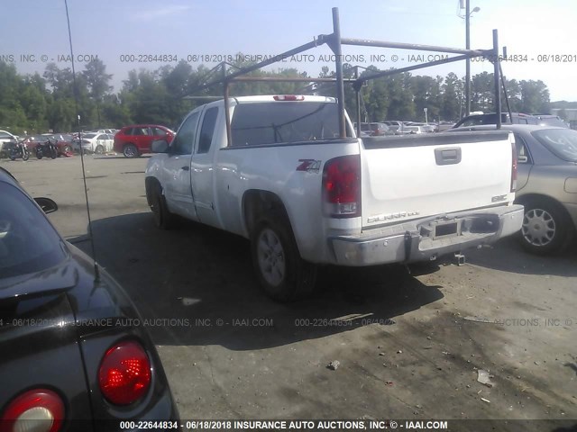 1GTR2VE75DZ391135 - 2013 GMC SIERRA K1500 SLE WHITE photo 3