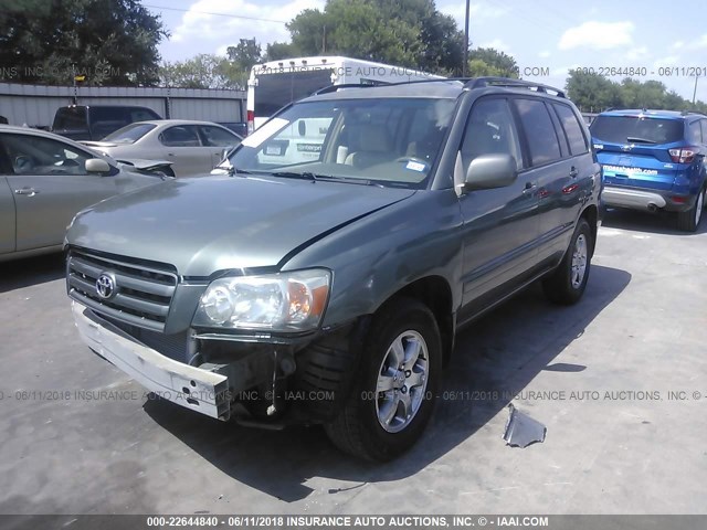 JTEDP21A960110761 - 2006 TOYOTA HIGHLANDER LIMITED TURQUOISE photo 2