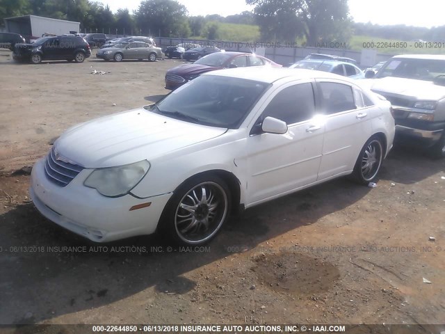 1C3LC46K07N514324 - 2007 CHRYSLER SEBRING WHITE photo 2