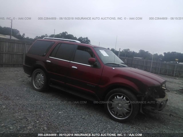 5LMRU27L5XLJ05691 - 1999 LINCOLN NAVIGATOR 勃艮第红 照片 1