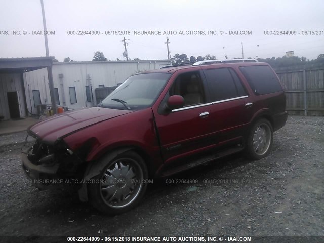 5LMRU27L5XLJ05691 - 1999 LINCOLN NAVIGATOR 勃艮第红 照片 2