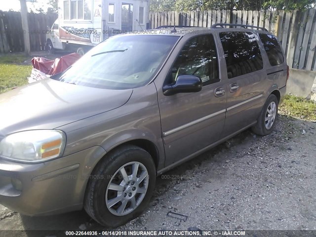 5GADV23L96D161339 - 2006 BUICK TERRAZA CX GOLD photo 2