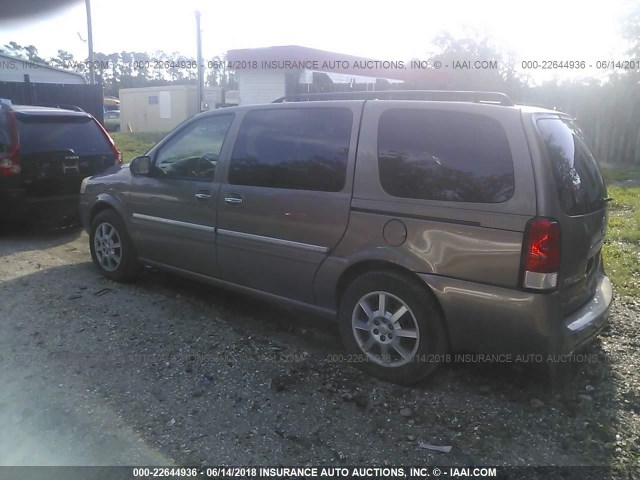 5GADV23L96D161339 - 2006 BUICK TERRAZA CX GOLD photo 3