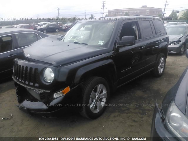 1C4NJRFB9FD154238 - 2015 JEEP PATRIOT LATITUDE BLACK photo 2