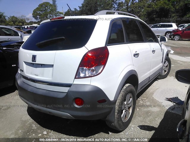 3GSCL33P28S649421 - 2008 SATURN VUE XE WHITE photo 4