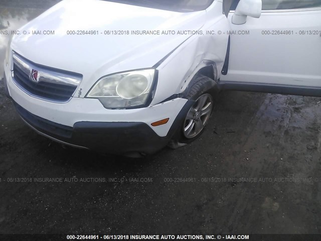 3GSCL33P28S649421 - 2008 SATURN VUE XE WHITE photo 6