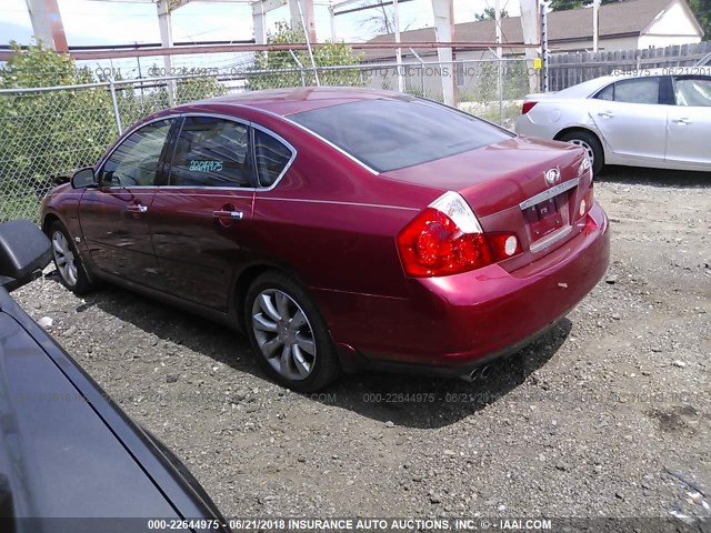 JNKAY01F96M263653 - 2006 INFINITI M35 SPORT RED photo 3