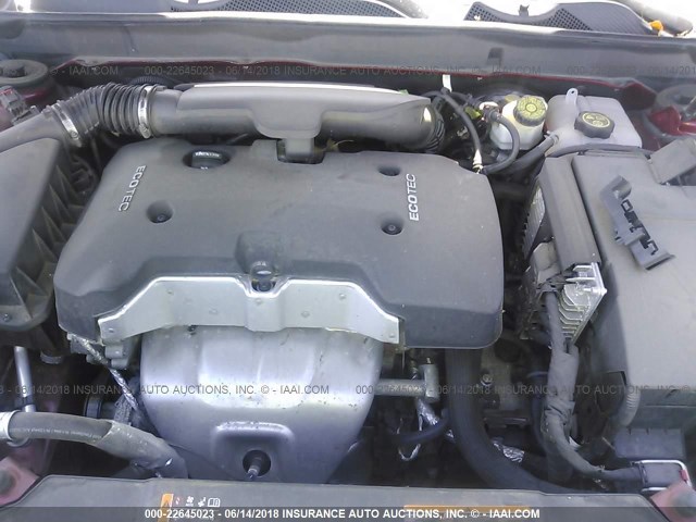 1G11C5SL6EF256236 - 2014 CHEVROLET MALIBU 1LT 栗色 照片 10
