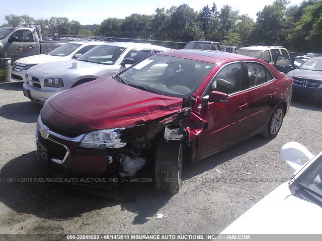 1G11C5SL6EF256236 - 2014 CHEVROLET MALIBU 1LT 栗色 照片 2