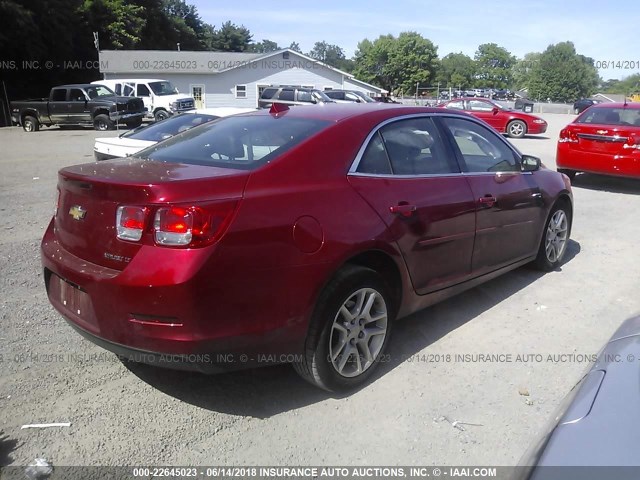 1G11C5SL6EF256236 - 2014 CHEVROLET MALIBU 1LT 栗色 照片 4