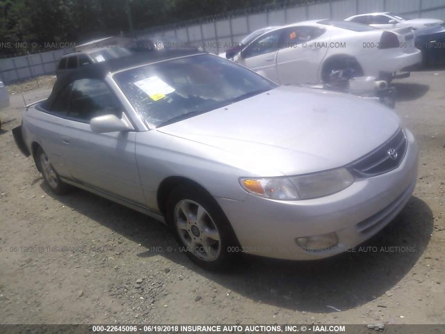 2T1FF28P7YC411371 - 2000 TOYOTA CAMRY SOLARA SE/SLE 银色 照片 1