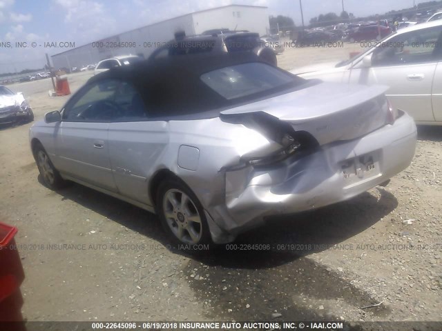 2T1FF28P7YC411371 - 2000 TOYOTA CAMRY SOLARA SE/SLE 银色 照片 3