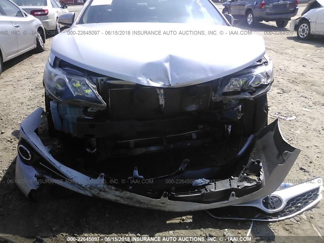 4T1BF1FK9EU331306 - 2014 TOYOTA CAMRY L/SE/LE/XLE 银色 照片 6