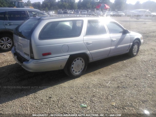 1MELM5842RA643008 - 1994 MERCURY SABLE LS SILVER photo 4