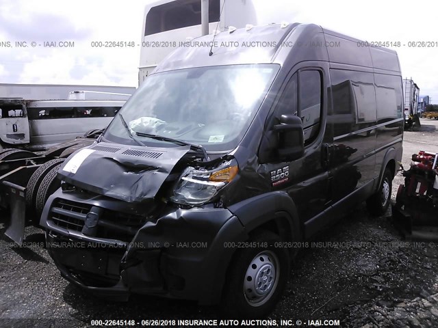 3C6TRVCGXHE521441 - 2017 RAM PROMASTER 2500 2500 HIGH GRAY photo 2