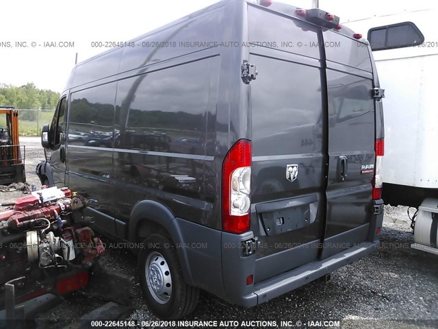 3C6TRVCGXHE521441 - 2017 RAM PROMASTER 2500 2500 HIGH GRAY photo 3