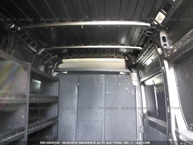 3C6TRVCGXHE521441 - 2017 RAM PROMASTER 2500 2500 HIGH GRAY photo 8