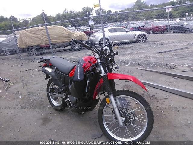 JKAKLEE109DA22601 - 2009 KAWASAKI KL650 E RED photo 1